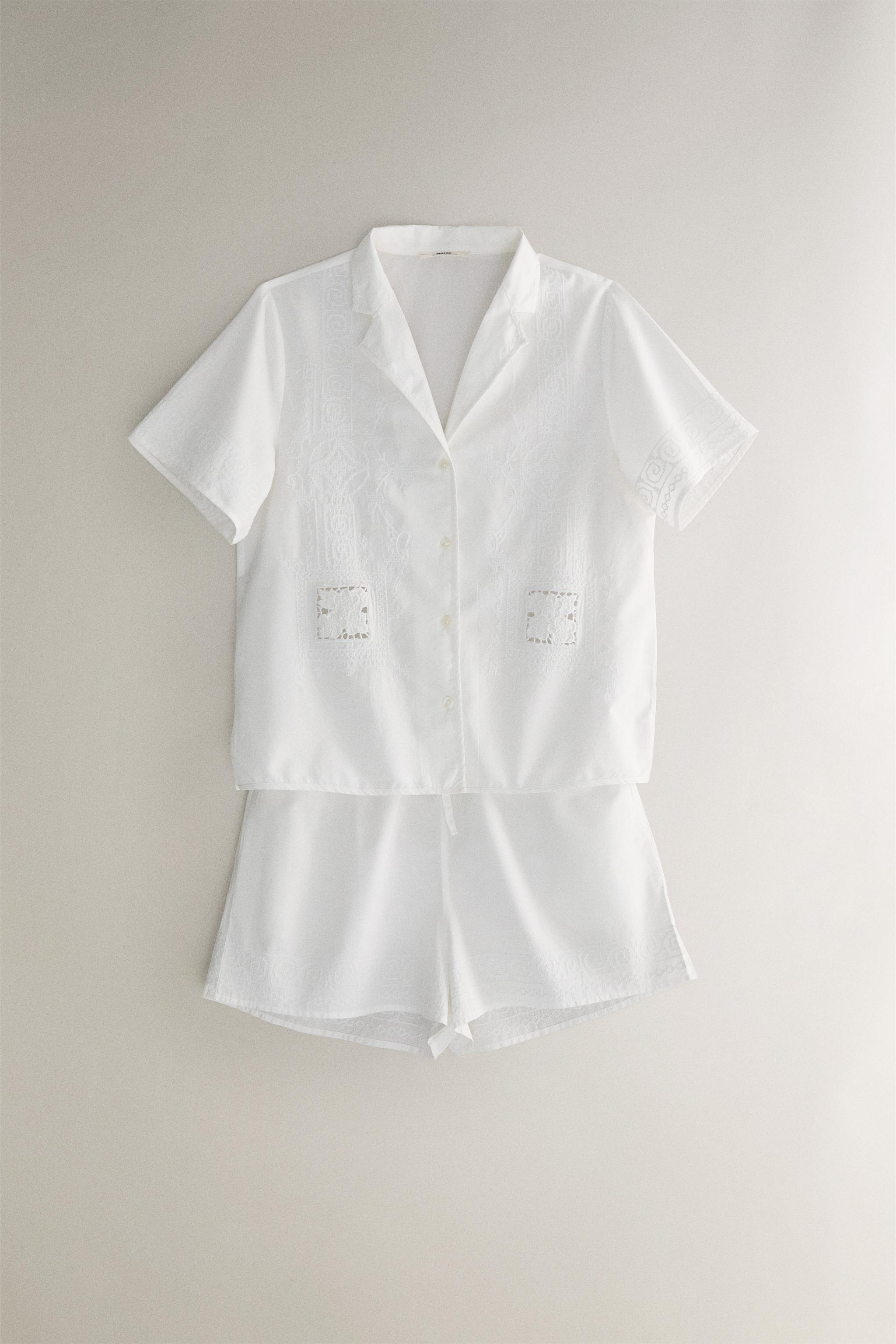 EMBROIDERED COTTON SHIRT